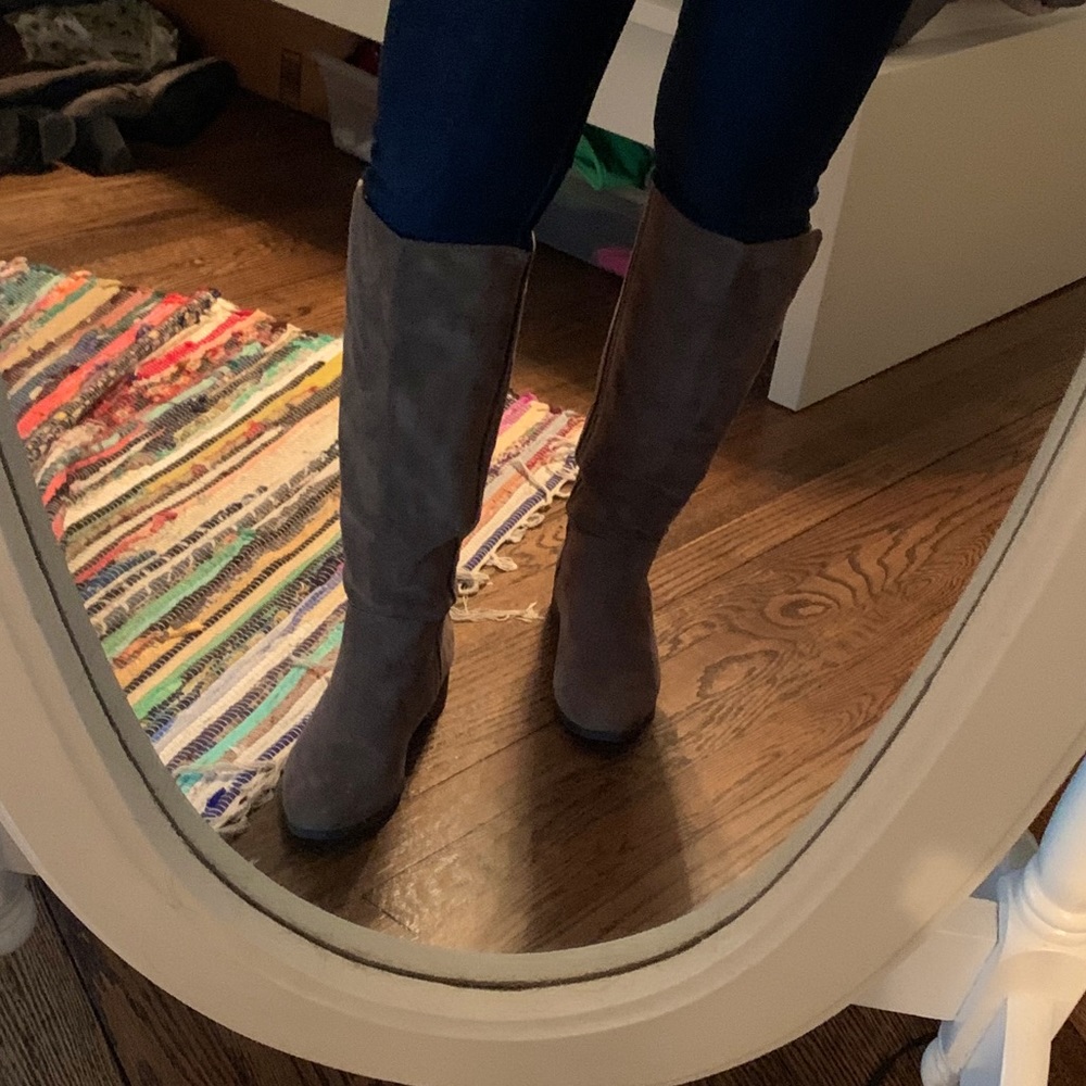 Taupe Riding Boots